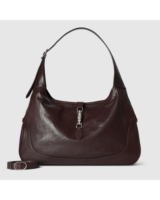Gucci Brown Jackie 1961 Large Crossbody Bag, Leather for men