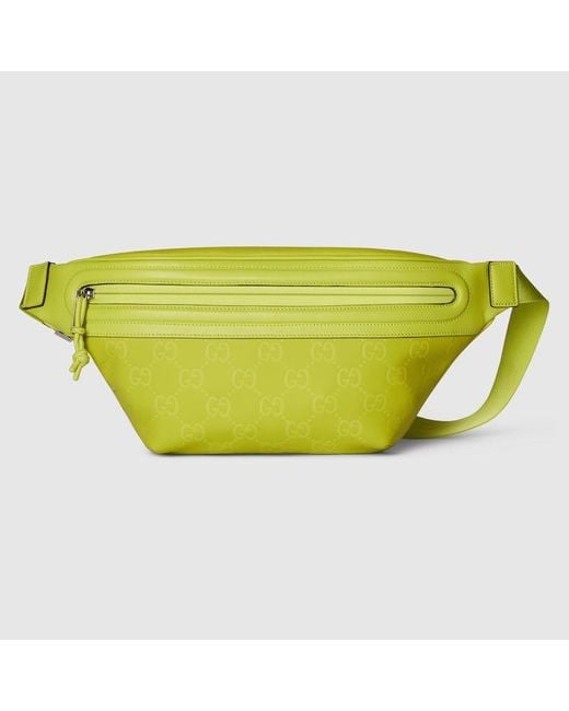 Gucci Yellow Edge Large Belt Bag, Fabric for men