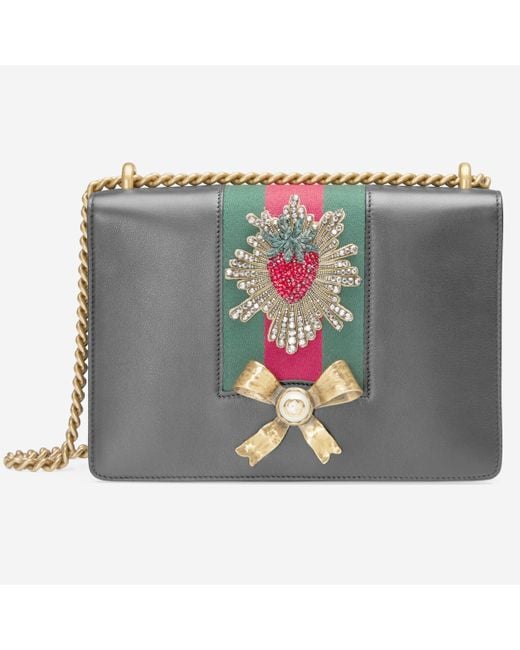 Gucci Padlock Mini Leather Shoulder Bag in Black Save 30 Lyst