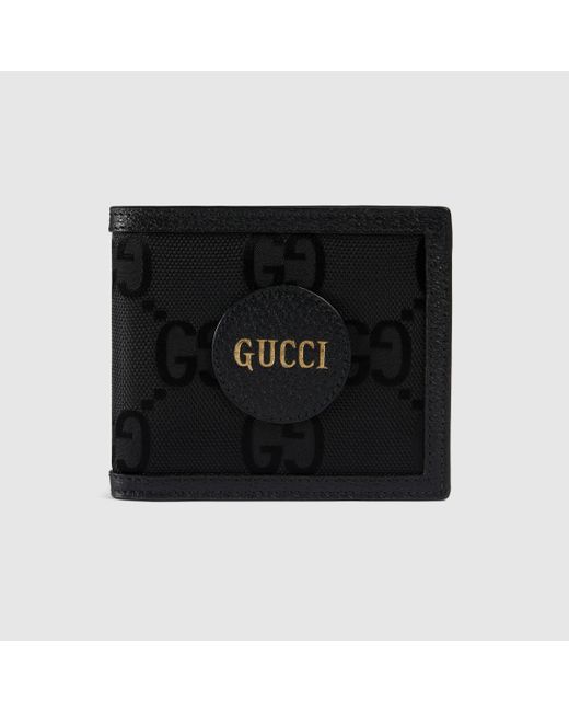 メンズ Gucci グッチ公式 Off The Grid コインウォレットブラック Gg Econyl Color Descriptionリサイクル素材 ブラック Lyst