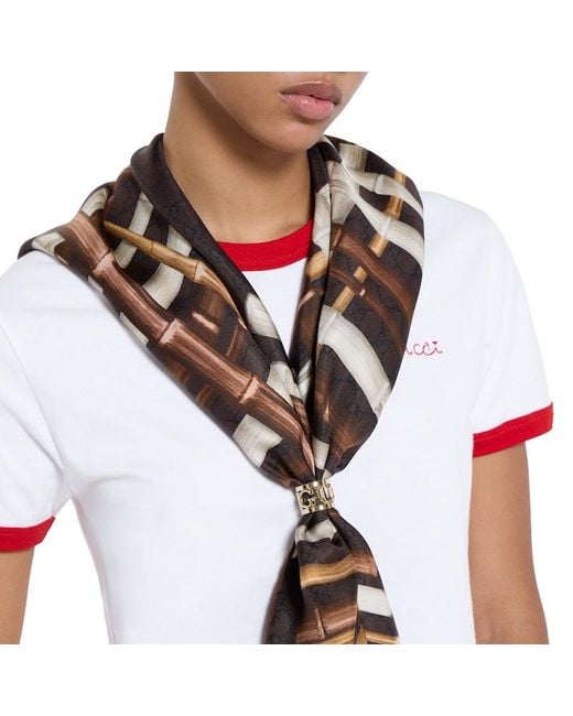 Gucci Metallic Logo Carré Ring, Metal