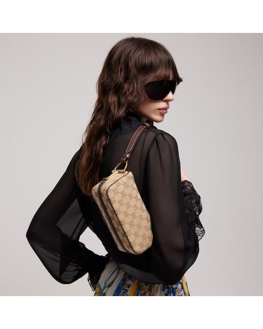 Gucci Natural Half Horsebit Mini Bag
