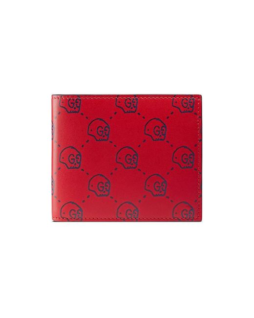 Gucci Red Ghost Wallet for men