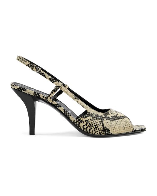 gucci python pumps