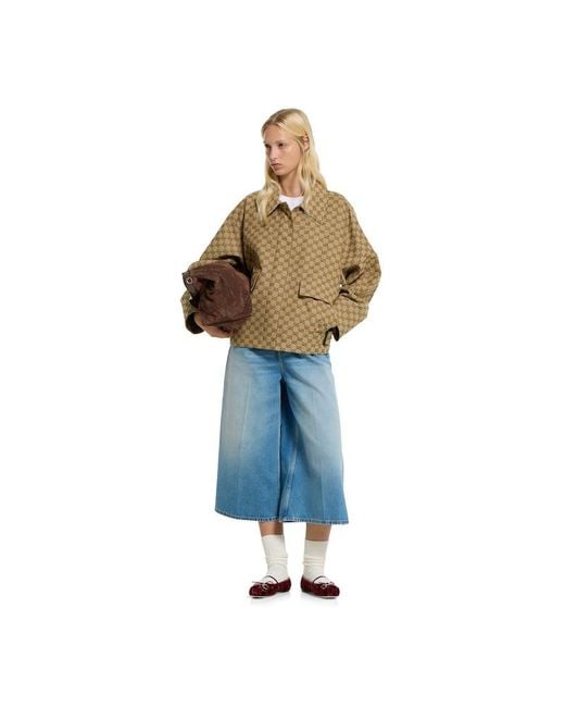 Gucci Red Horsebit Damenballerina Mit Gg Kristallen, Größe