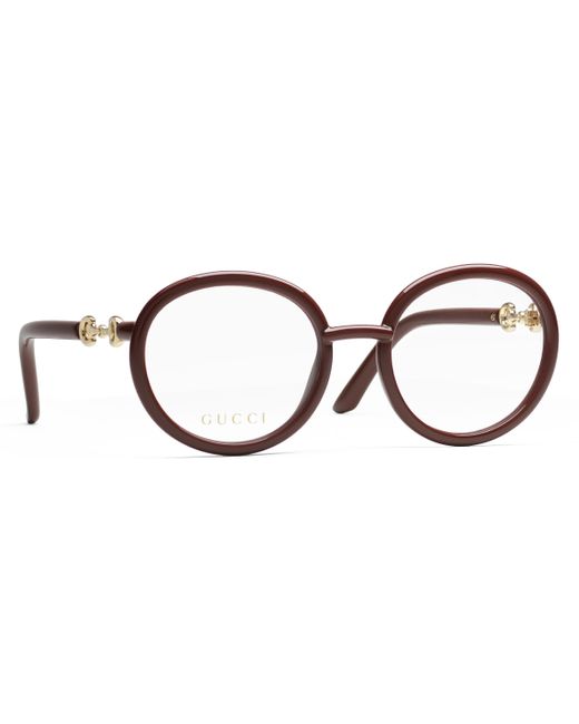 gucci round optical frames