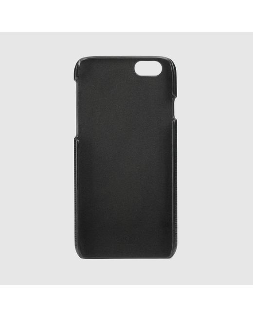 Gucci Canvas Snake Print Iphone 6 Case In Black Lyst