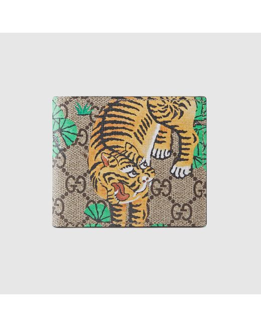 Gucci Canvas Bengal Wallet for Men | Lyst