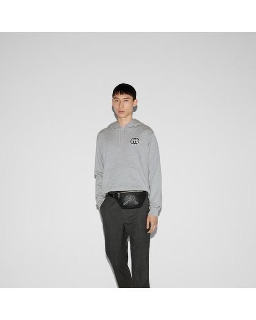 Marsupio Jumbo Gg Misura Piccola, Taglia 75 di Gucci in Black da Uomo