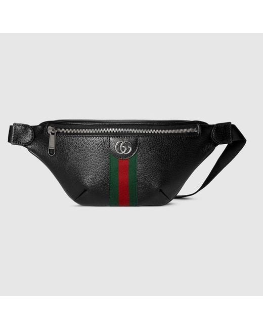 Gucci Black Ophidia Small Belt Bag, Leather for men