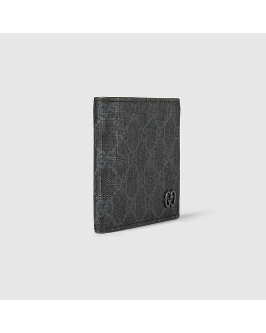 Gucci Black GG Wallet With GG Detail for men