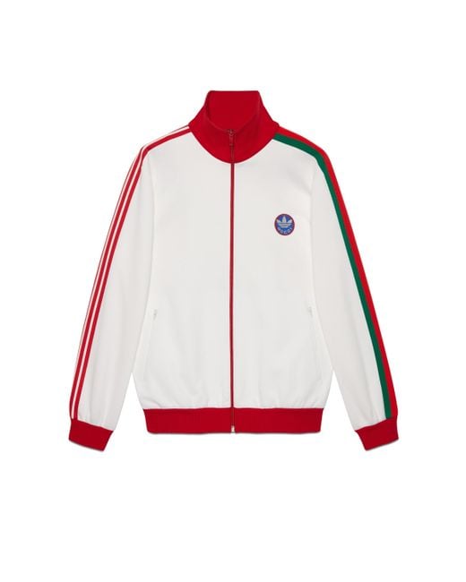 Gucci Red Adidas X Cotton Jersey Jacket for men
