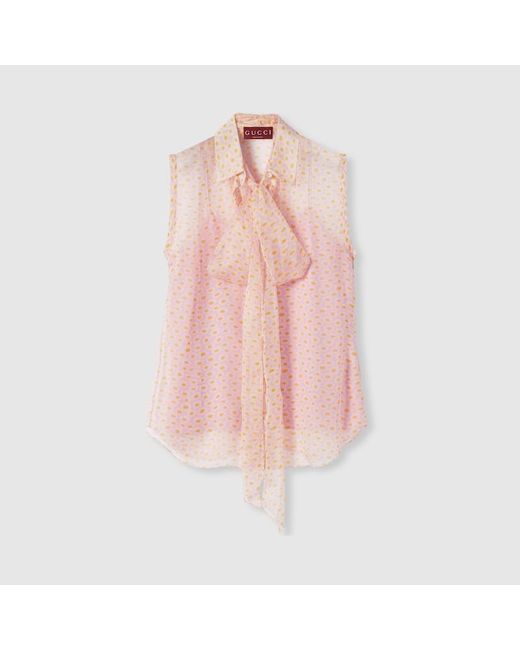 Top di Gucci in Pink