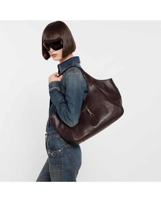 Gucci Brown Mercato Medium Tote Bag