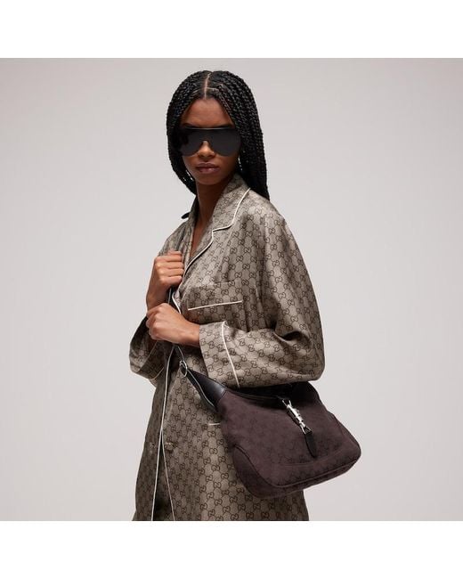 Borsa A Spalla Jackie 1961 Misura Media di Gucci in Brown