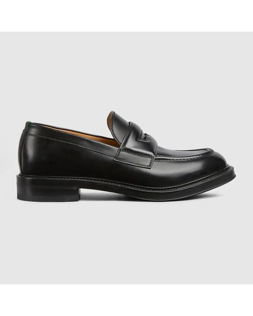 Gucci Black Loafer With Web for men