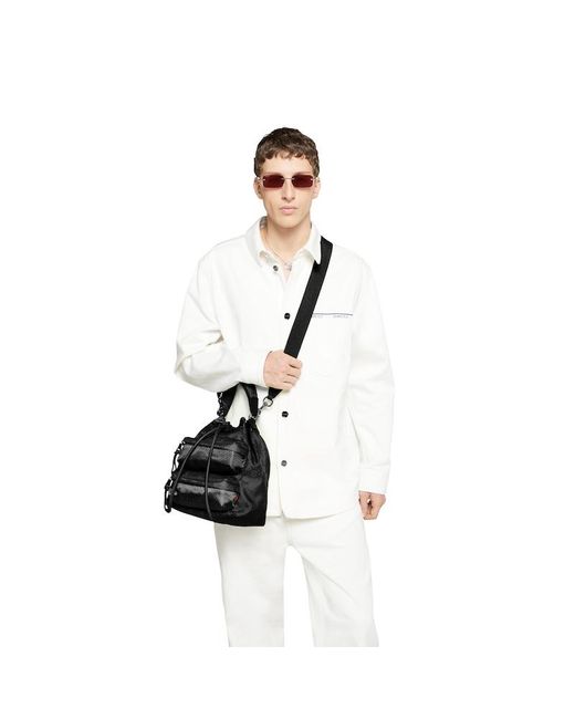 Borsa A Secchiello Nexus Misura Piccola di Gucci in Black da Uomo