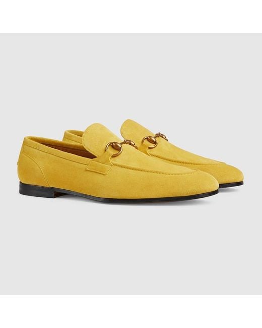 Gucci Yellow Jordaan Loafer for men