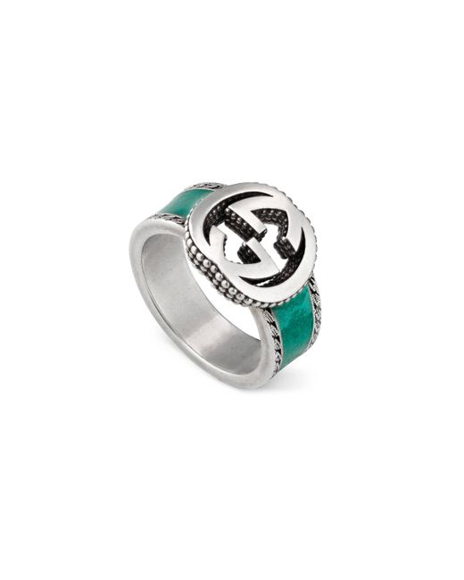 Gucci Ring With Interlocking G for Men 