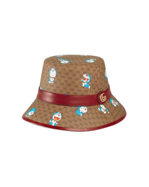 Sombrero pescador Doraemon x Gucci de color Natural