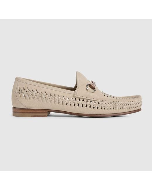 Gucci White Horsebit 1953 Loafer, Leather for men