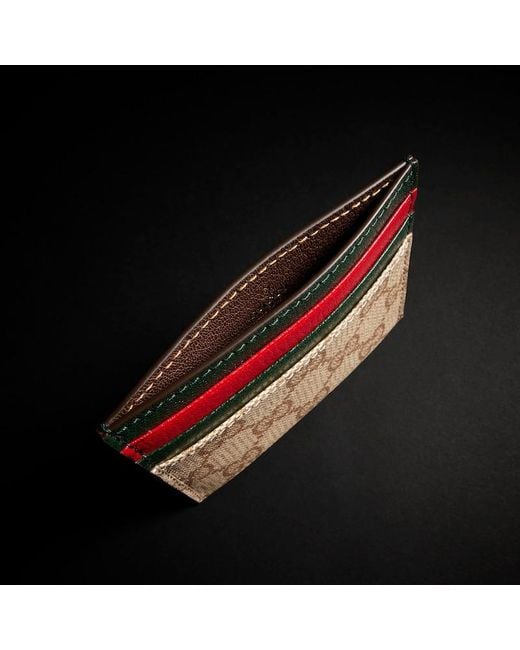 Gucci Red Card Case With Slots