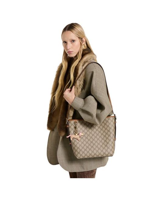 Gucci Metallic Gg Emblem Small Shoulder Bag