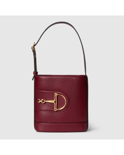 Gucci 73 Small Bucket Bag in Red | Lyst Gucci 73 Small Bucket Bag in Red | Lyst