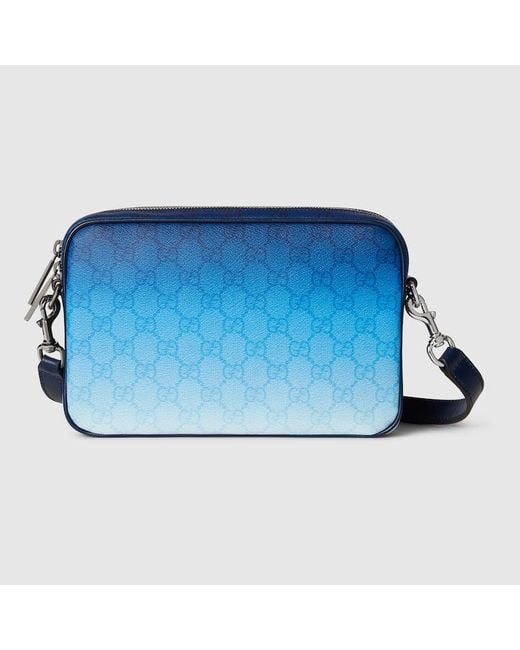 Gucci Blue Chroma Small Crossbody Bag, Fabric for men