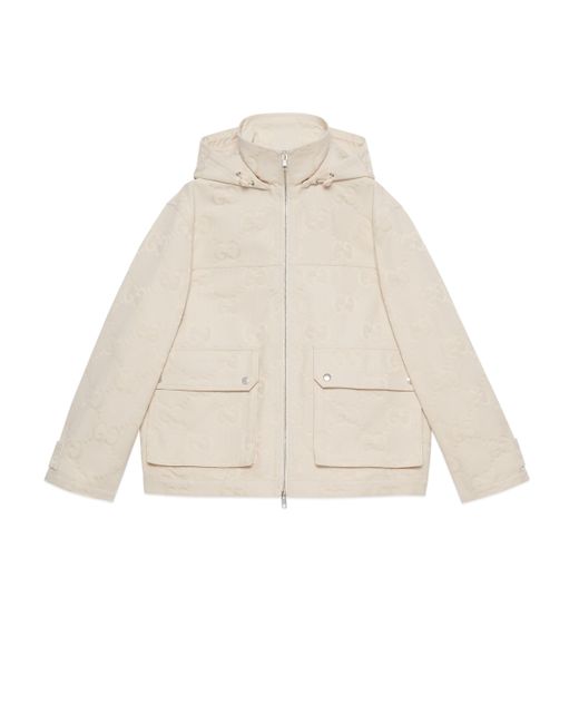 Gucci Jumbo GG Canvas Puffer Jacket in 