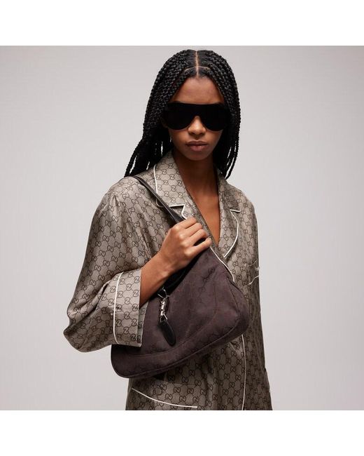 Gucci Brown Sac À Épaule Jackie 1961 Moyen Format
