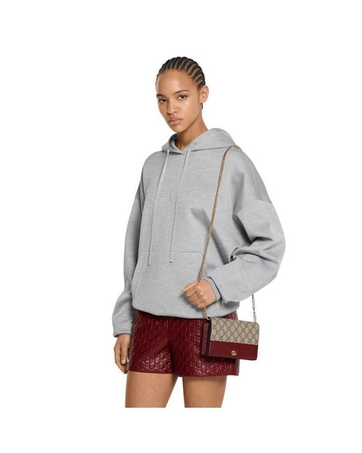 Gucci Multicolor Bi-Color Gg Marmont Wallet On Chain