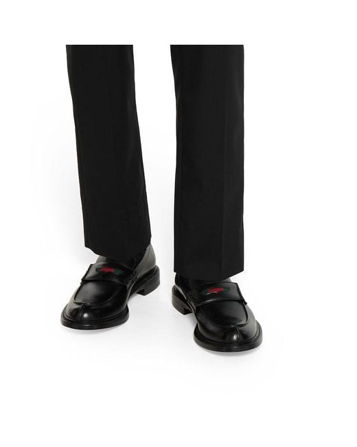 Gucci Loafer Mit Web in Black für Herren