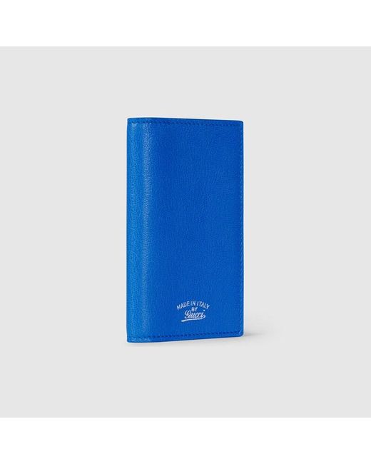 Gucci Blue Lira Card Case for men