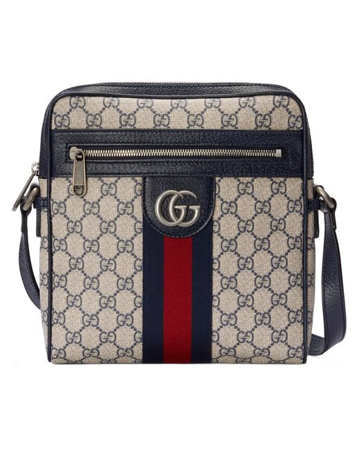 Borsa a tracolla ophidiaGucci in Tela da Uomo colore Blu | Lyst