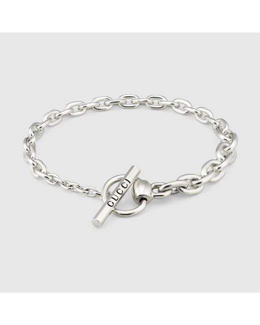 Gucci Metallic Horsebit Chain Bracelet