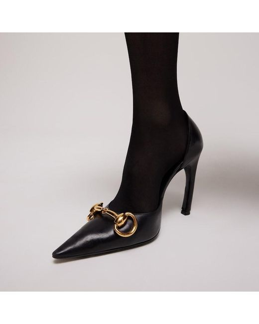 Gucci Black Boulevard Pump, Leather