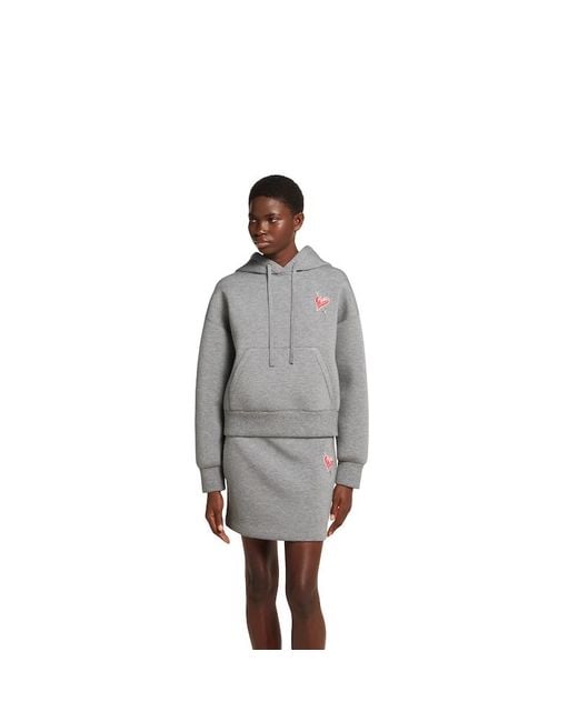 Gucci Gray Jersey Hooded Sweatshirt With Print, Ready-To-Wear