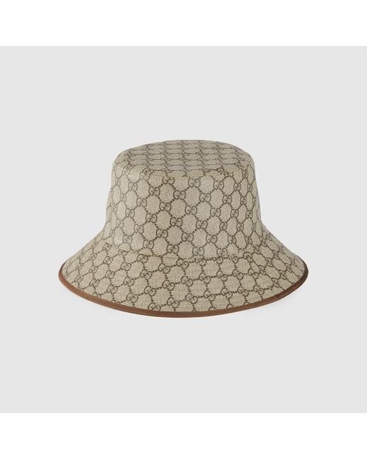 Gucci Natural GG Supreme Tender Bucket Hat