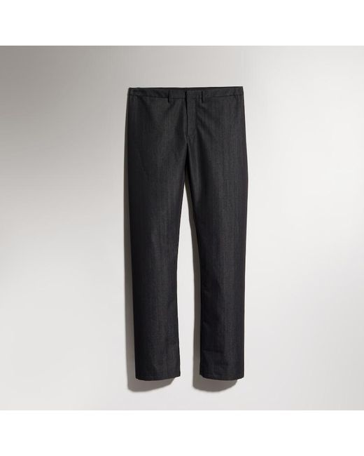 Gucci Black Cotton Blend Denim Pants