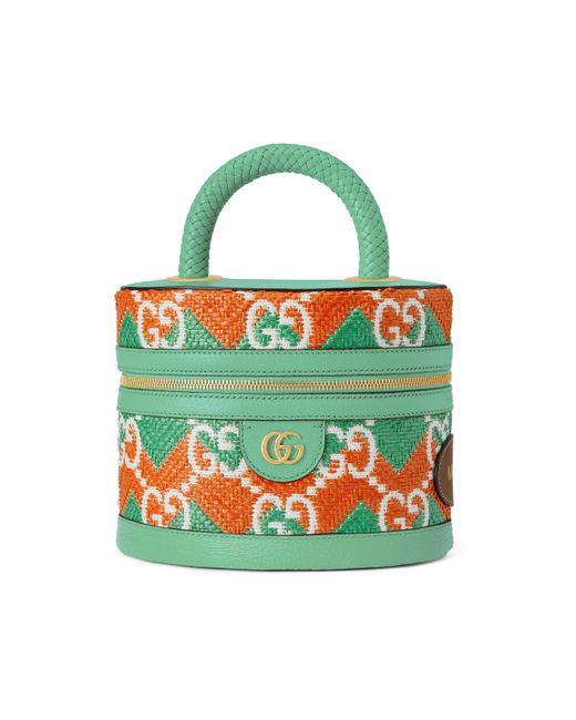 Gucci Orange GG Top Handle Beauty Case