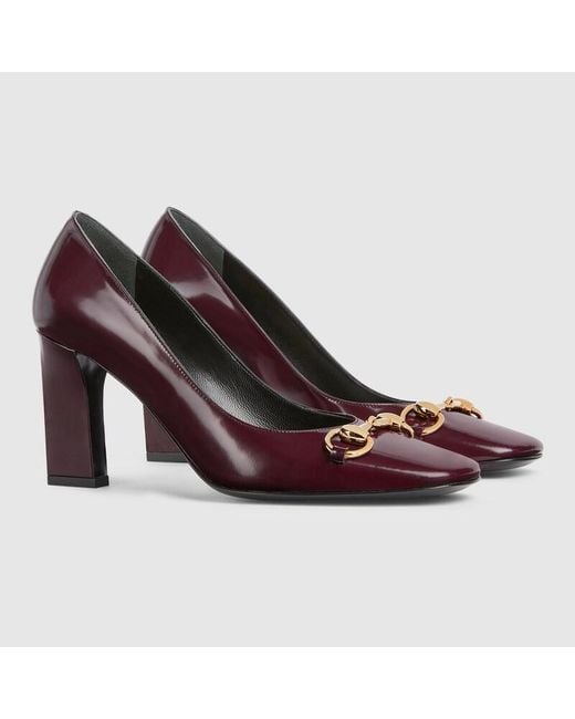 Gucci Purple Signora Pump