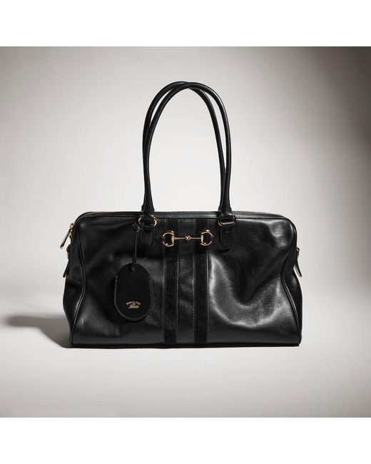 Gucci Black Borsetto Large Boston Bag