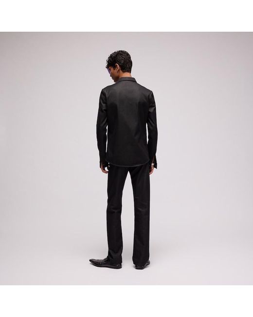 Gucci Black Cotton Blend Denim Pants