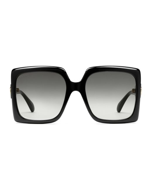 Gucci Black Sonnenbrille mit eckigem Rahmen