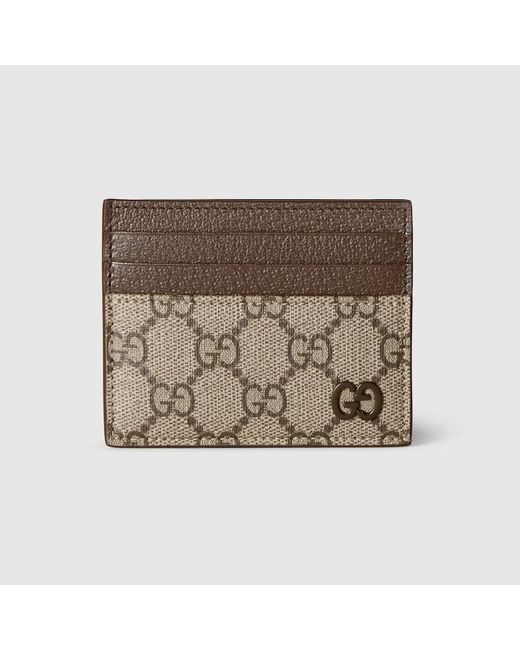 Gucci Metallic Bi-Color Gg Card Case for men