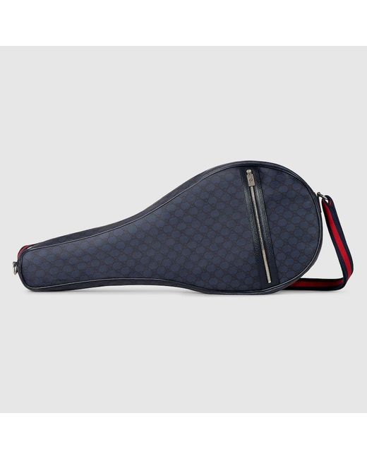 Gucci Blue Tennis Racket Case With Web, Fabric for men