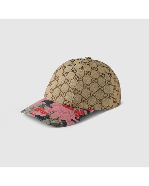 Gucci Natural Gg Canvas Baseball Hat, Gg Canvas for men
