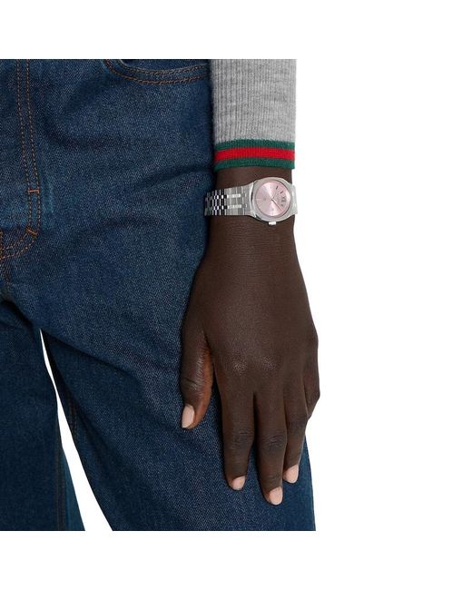 Gucci Pink 25H Watch, 30Mm