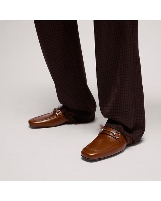 Gucci Brown Casanova Mule, Uk